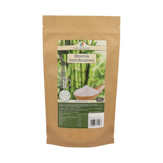 Błonnik bambusowy 250 g - Pięć Przemian