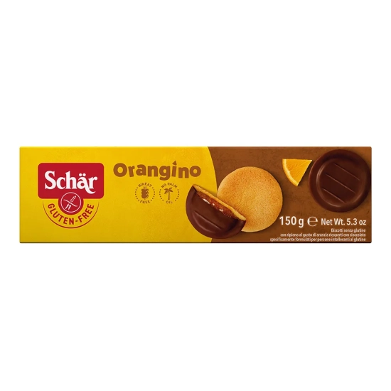 Biszkopty z galaretką Orangino bezglutenowe 150g Schar