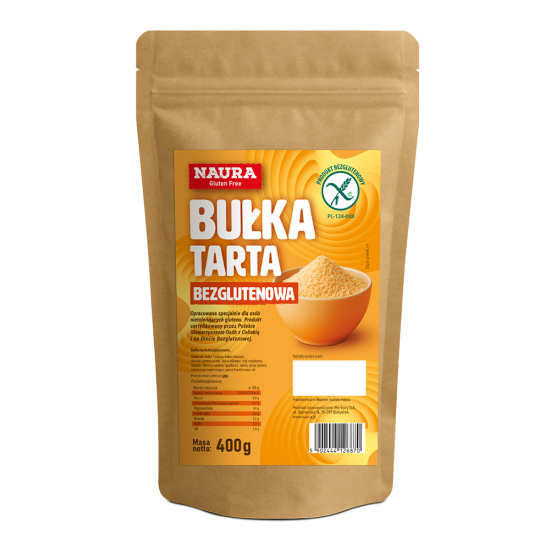 Bułka tarta bezglutenowa 400g Naura