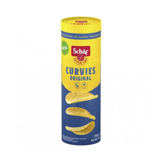 Chipsy ziemniaczane Curvies bezglutenowe 170g Schar