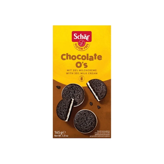 Ciastka z kremem mlecznym bezglutenowe 165g Schar