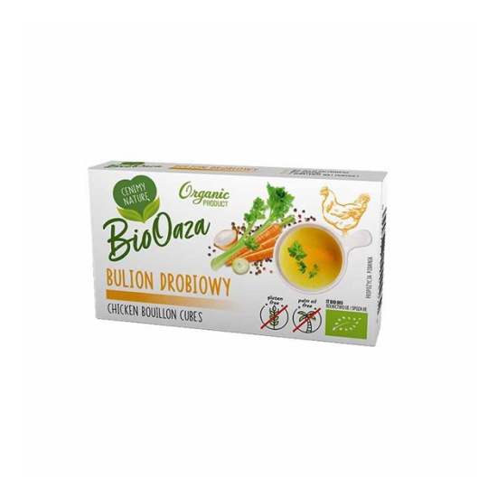 Bulion z kury 66 g BIO 1 sztuka - BioOaza