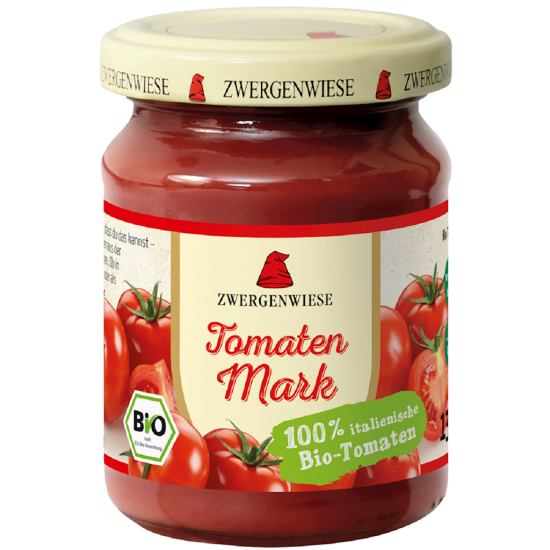 KONCENTRAT POMIDOROWY 22% BEZGLUTENOWY BIO 130g ZWERGENWIESE
