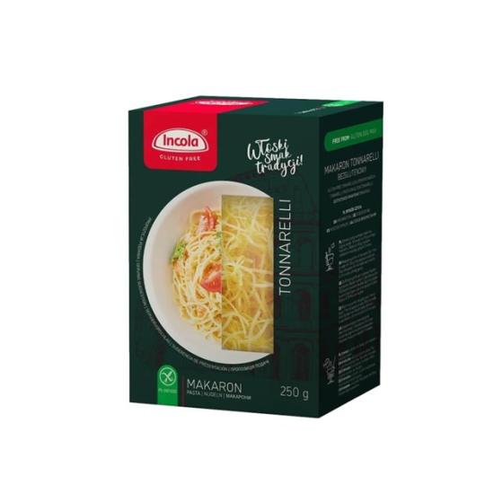 Makaron bezglutenowy Tonarelli nitka 250g Incola