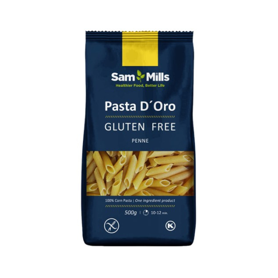 Makaron rurka skośna (penne) bezglutenowy 500g Sam Mills
