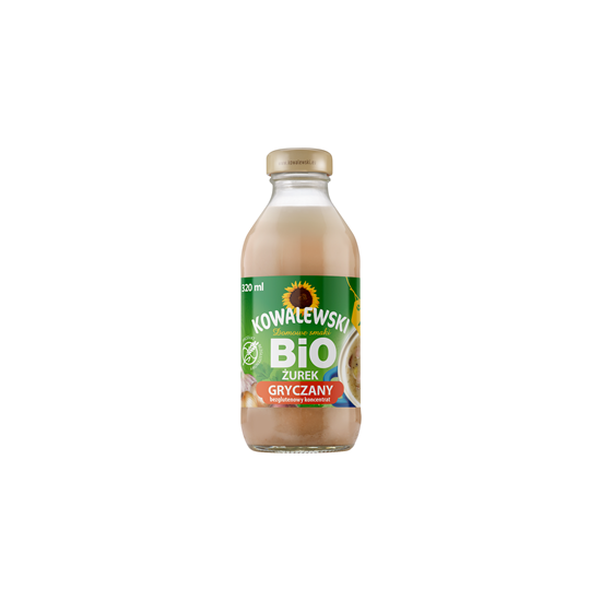 ŻUREK GRYCZANY BEZGLUTENOWY KONCENTRAT BIO 320ml KOWALEWSKI