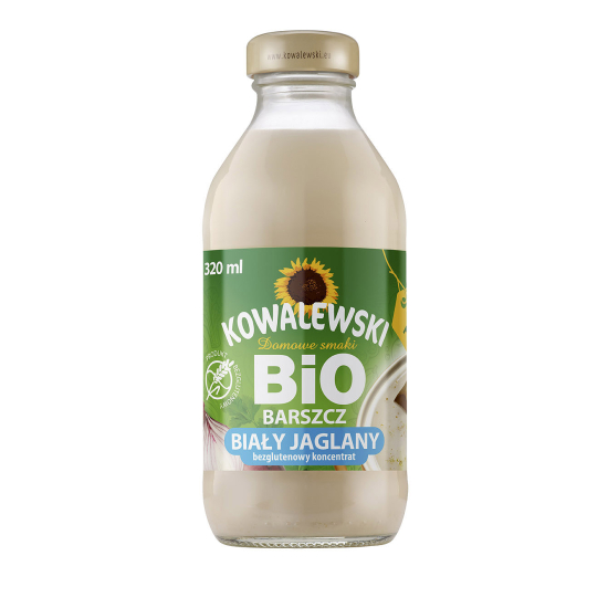 BARSZCZ BIAŁY JAGLANY BEZGLUTENOWY KONCENTRAT BIO 320ml KOWALEWSKI