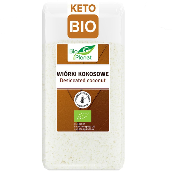 WIÓRKI KOKOSOWE BEZGLUTENOWE BIO 200g BIO PLANET