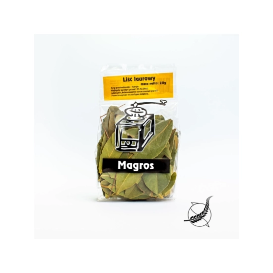 Liść laurowy bezglutenowy 20g Magros