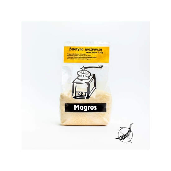 Żelatyna spożywcza bezglutenowa 150g Magros