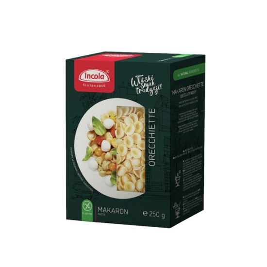Makaron bezglutenowy Orecchiette muszelka 250g Incola