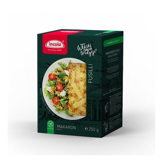Makaron bezglutenowy Fusilli świderek 250g Incola
