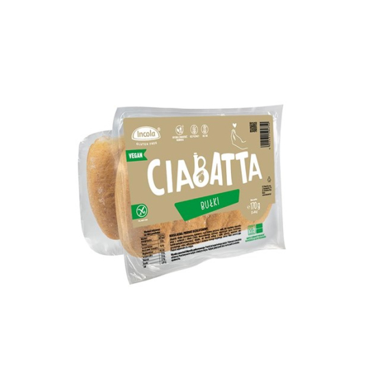 Bułka Ciabatta bezglutenowa 2x85g Incola