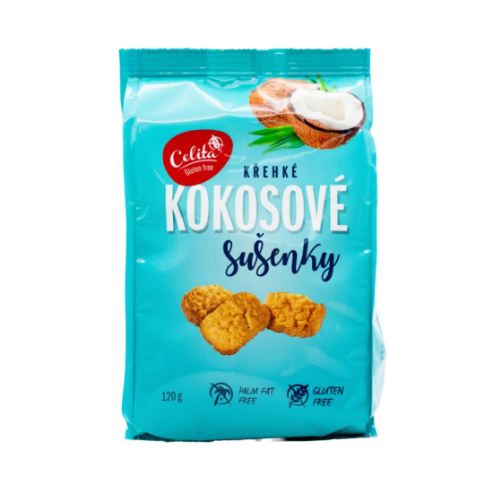 Herbatniki kokosowe bezglutenowe 120g Celita