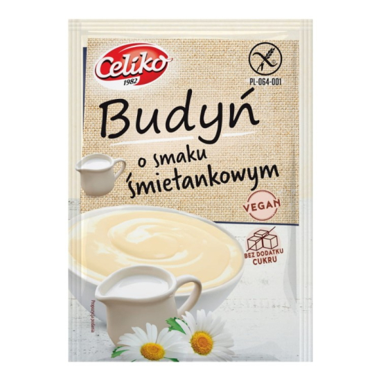 Budyń o smaku śmietankowym 40g Celiko