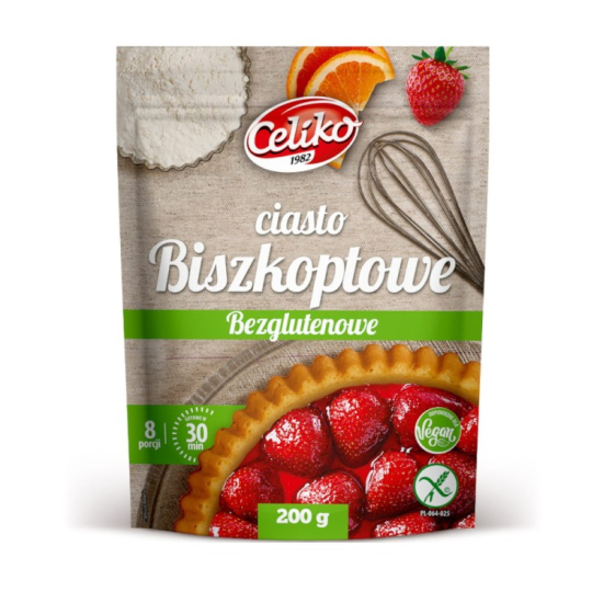 Ciasto biszkoptowe bezglutenowe 200g Celiko