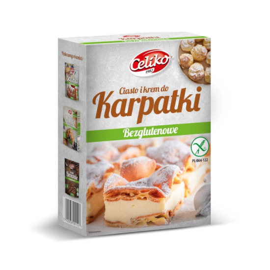 Ciasto i krem do Karpatki - bezglutenowe - 300g Celiko