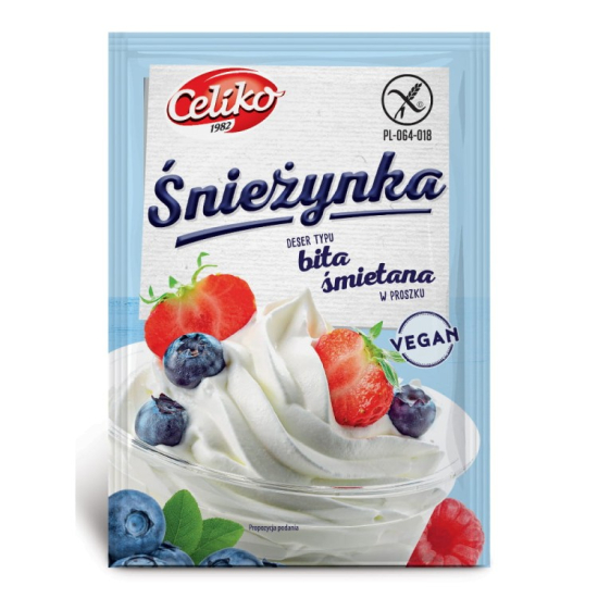 Śnieżynka - deser typu bita śmietana 50g Celiko