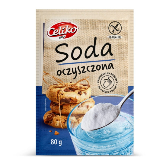 Soda oczyszczona bezglutenowa 80g Celiko