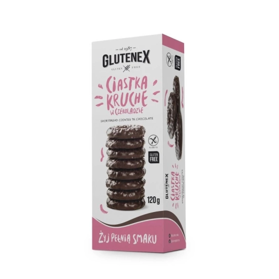 Ciastka kruche w czekoladzie bezglutenowe 120 g Glutenex
