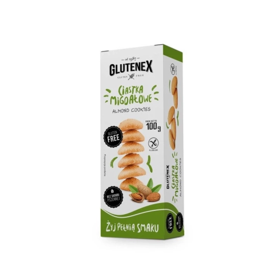 CIASTKA MIGDAŁOWE BEZGLUTENOWE 100G GLUTENEX