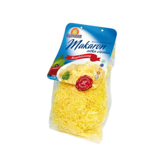 Makaron nitka cienka bezglutenowa 250g  Balviten