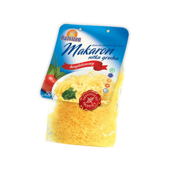 Makaron nitka gruba 250g Balviten